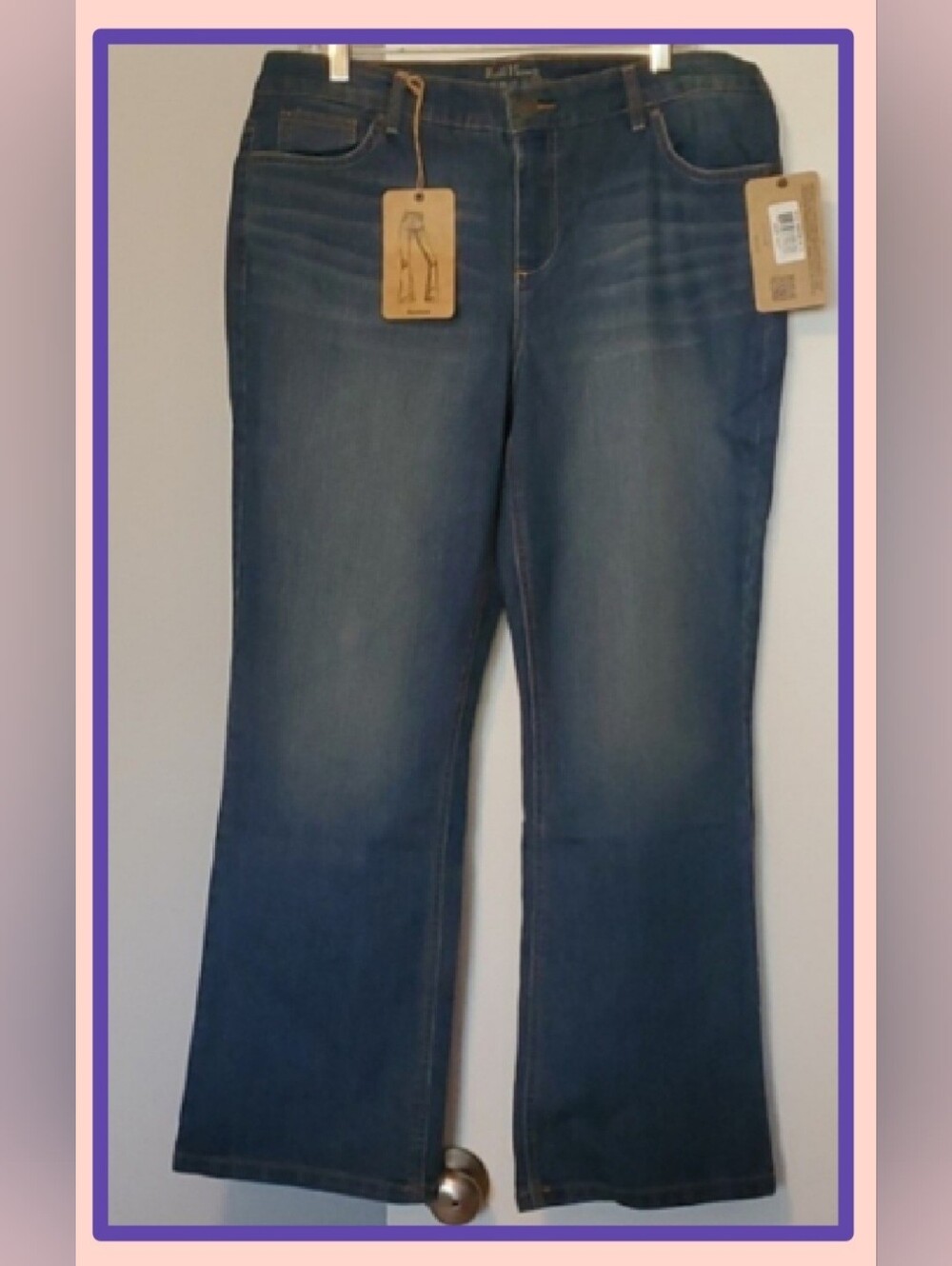 NWT Women's Ruff Hewn Bootcut jeans 16 SHORT